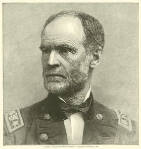 William Tecumseh Sherman tábornok, nyugdíjba vonult 1883. november 1-jén, 1864. május alkotó: American School