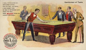 Gentlemen of Taste, Playing Pool alkotó: American School