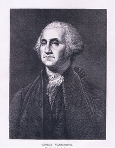 George Washington, illusztráció Cassell története az Egyesült Államok pubjából. készítette: Petter & Galpin 1890 körül (litho) alkotó: American School