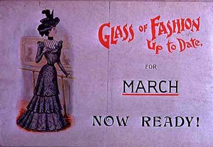 "Glass of Fashion, naprakész", március (színes lito) alkotó: American School