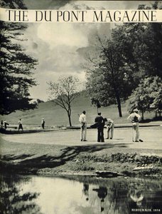 Golfozók, a DuPont Magazin címlapja, 1936. július-augusztus alkotó: American School