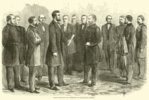 Grant altábornagyi megbízatását kapta, 1864. május alkotó: American School