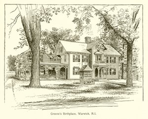 Greenes szülőhelye, Warwick, R.I alkotó: American School