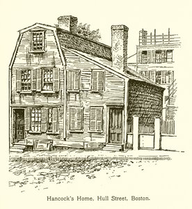 Hancocks Home, Hull Street, Boston alkotó: American School