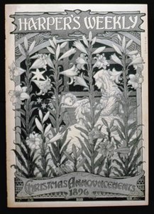 Harpers Weekly, karácsonyi közlemények, 1896 alkotó: American School