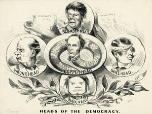 A demokrácia fejei, 1864 alkotó: American School