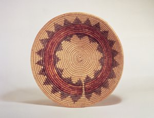 Hopi kosár (szövött szál) alkotó: American School