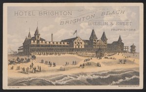 Hotel Trade Card (színes gravírozás) alkotó: American School