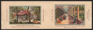 Hotel Trade Card (színes gravírozás) alkotó: American School