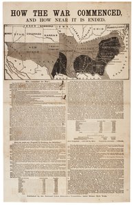 Hogyan kezdődött a háború és milyen közel van a vége, 1864 alkotó: American School