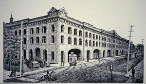 Hudson River Railroad Terminal, New York City alkotó: American School
