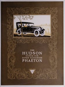Hudson Super-Six Seven Passenger Phaeton, 1923 alkotó: American School