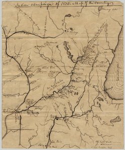 1832. évi indiai hadjárat: az ország térképe, 1832
