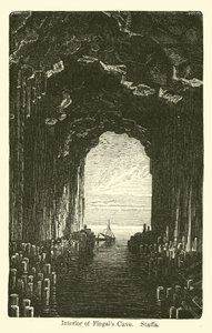 A Fingals-barlang belseje, Staffa alkotó: American School
