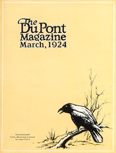 Nemzetközi Varjúlövő Verseny, a DuPont Magazin címlapja, 1924. március alkotó: American School