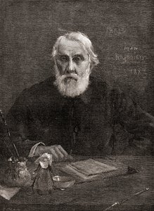 Ivan Szergejevics Turgenyev, a „The Century Illustrated Monthly Magazine”-ból, 1884-ben (fametszet) alkotó: American School