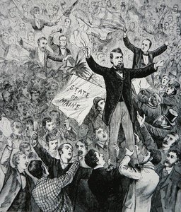 James G. Blaine (1830-93) (metszet) alkotó: American School