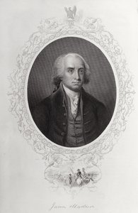 James Madison, „The History of the United States”, 4. évf. Én, Charles Mackay, metszett: C. Cook alkotó: American School