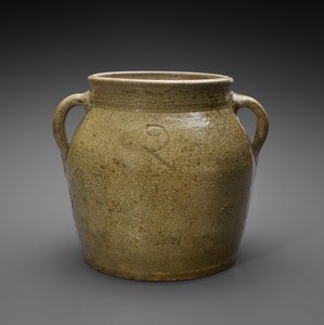 Jar, c. 1865-1900 (lúgos és csúszómázas kőedény) alkotó: American School