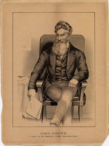 John Brown, a Harpers Ferry Insurrection vezetője, 1859 alkotó: American School