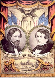 John Charles Fremont Republikánus Párt plakátja alkotó: American School