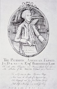 John Dickinson, "A hazafias amerikai farmer" (litho) alkotó: American School