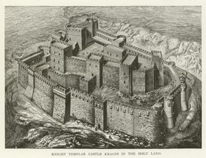 Knight Templar Castle Kragin a Szentföldön alkotó: American School