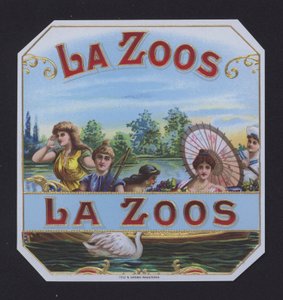 La Zoos, szivarcímke (chromolitho) alkotó: American School