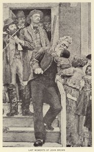 John Brown utolsó pillanatai (litográfia) alkotó: American School