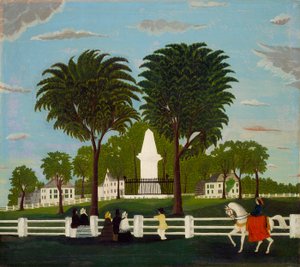 Lexington csata emlékműve, 1830 körül alkotó: American School