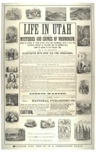Élet Utahban vagy a mormonizmus titkai és bűnei; titkos rítusaik és szertartásaik leleplezője lévén, 1870 körül