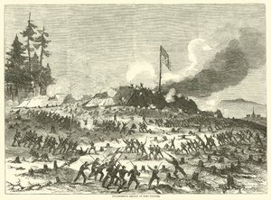 Longstreets támadás Fort Sanders ellen, 1863. november alkotó: American School