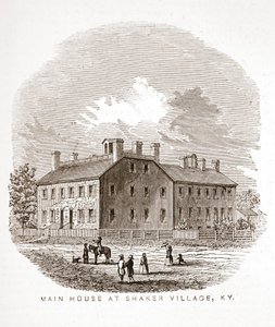 Főház Shaker Village-ben, KY alkotó: American School