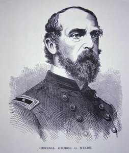 George Meade vezérőrnagy (1815-72) (metszet) alkotó: American School