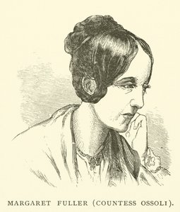 Margaret Fuller, Ossoli grófnő, amerikai újságírónő és a nők jogaiért küzdő aktivista (metszet) alkotó: American School