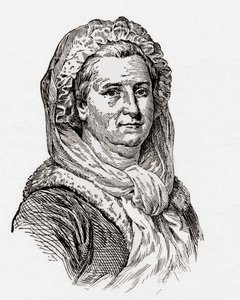 Martha Washington, az 1905-ben megjelent „Hazánk története” című művéből (fametszet) alkotó: American School