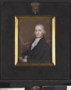 Samuel Osgood miniatűr portréja, 1789 körül (elefántcsonttal) alkotó: American School