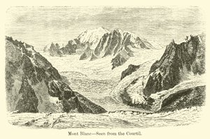 Mont Blanc, a Courtilból nézve alkotó: American School