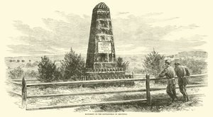 Emlékmű a grovetoni csatamezőn, 1862. augusztus alkotó: American School