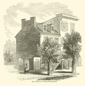 Mrs. Surratts House, Washington, 1865. április alkotó: American School