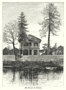 Házam Fukuiban (metszet) alkotó: American School