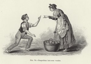 Nápolyi csípős kukorica árus alkotó: American School