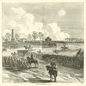 Chancellorsville közelében, 1863. május 1 alkotó: American School