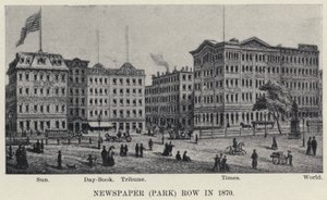 Újság (park) sor 1870-ben (litho) alkotó: American School