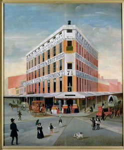 No.7 12 Bowery, NYC, 1837-39 körül alkotó: American School