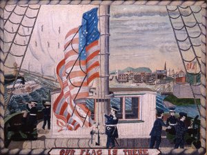 A zászlónk ott van: Fort McHenry, Baltimore, 1850-1900 alkotó: American School