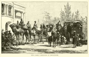 A tevekocsiink Bhurtpoorban alkotó: American School