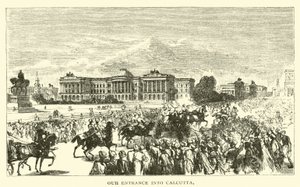 Belépésünk Kalkuttába alkotó: American School