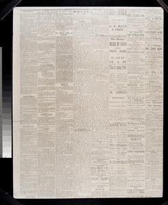 Oldal a Chicago Tribune-ból, 1871. október 11. (újságpapír) alkotó: American School