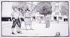Tekézés Új-Amszterdamban a 17. században (litho) alkotó: American School